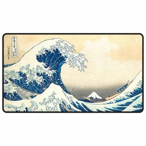 Ultra Pro Black Stitched Playmat: The Great Wave Off Kanagawa - Picture 1 of 1