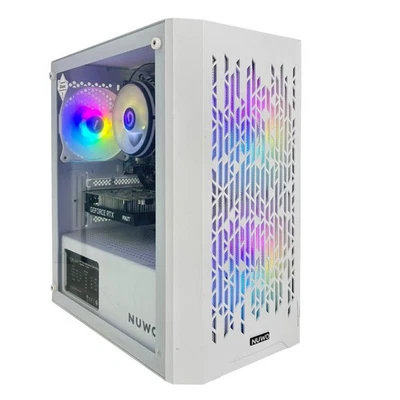 PC Gaming Computer da Gioco i7-3770 16GB SSD 1TB RTX 3050 6GB GDDR6 Bianco Usato - Immagine 1 di 4