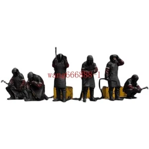 1/60 1/100 1/144 Hangar Maintenance Staff Welder Scene Figures Miniature Model - Picture 1 of 8