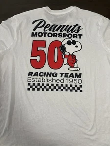 SNOOPY Peanuts Motorsport Racing Team Est 1950 T-Shirt HERREN 2XL XXL - Bild 1 von 5