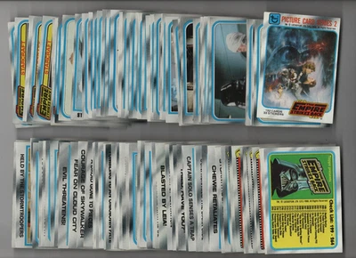 STAR WARS EMPIRE STRIKES BACK SERIES 2 1980 TOPPS 99% COMPLETE SET 131 CARDS - Image 1 of 2