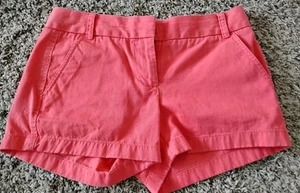 J Crew Chino Größe 2 korallefarbene Damenshorts - Bild 1 von 5
