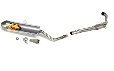Sistema de escape completo FMF Powercore4 con tubo de cabezal PowerBomb Honda CRF230F 2003-2017 Foto 1 de 3