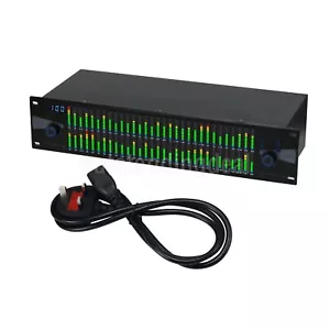Professional Graphic Equalizer Digital Equalizer Dual 31-Band Spectrum Display - Picture 1 of 9