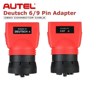 Autel Deutsch 6-Pin/ Deutsch 9-Pin Adapter Car OBD Connection - Picture 1 of 5