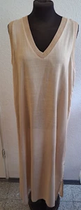 Italy Kleid Lang Hängerchen Hippi  Style beige Gr. 36,38,40,42,K32❤️ - Bild 1 von 4