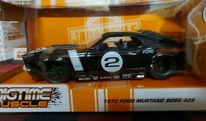 Ford Mustang Boss 429 1970 Jada Big Time Muscle 1:24 negro NHRA PRO STREET - Imagen 1 de 8