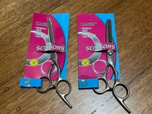 2pcs 6" Salon Hairdressing Scissors Hair Barber Shears Cutting Thinning Tool Set - Picture 1 of 11