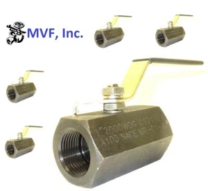 Ball Valve 1" 2000 psi FNPT RP Carbon Body 304S/S Trim (5-Pack) TEP7100-121(x5) - Picture 1 of 4