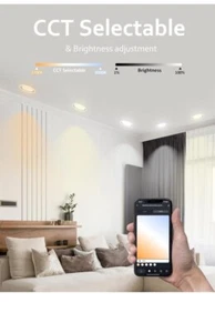 Smart WIFI RGBCW Led Recessed Light 6 Inches-New Open Box - Picture 1 of 11