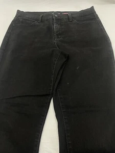 Style&Co. Pantalón vaquero mujer, talla 12 negro bootleg elástico jeans - Imagen 1 de 9