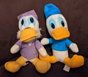 Canto di Natale di Topolino SCROOGE & DONALD peluche anatre peluche lotto vintage - Foto 1 di 10