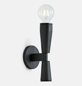 Verjüngung ALTONA BAREBULB EINWANDIGE WANDLEUCHTER Bronze mit Ölschliff, Leuchte/Befestigung - Bild 1 von 7