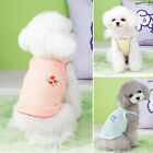 Pet Vest Cotton Embroidered Flower Sling Dog Vest Sweet Comfortable Breathable