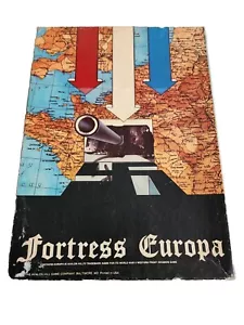 Classic 1980 Avalon Hill war game FORTRESS EUROPA - Picture 1 of 4
