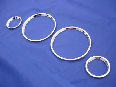 Cromo Cuentakilómetros Medidor Dial Recortes para Opel Astra G MK4 Zafira A - Imagen 1 de 4