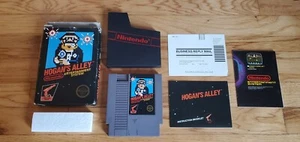 Hogan's Alley Nintendo NES Hangtab Black Box 5 Screw Matte Sticker Seal 1985 !!! - Picture 1 of 24
