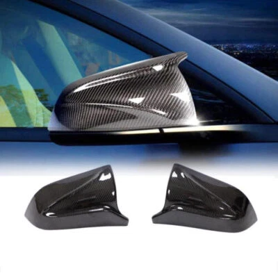 Real Carbon Fiber M Mirror Cover Cap Replacement for Tesla Model 3 2017-2023 22 Foto 1 de 4