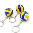 Leather Volleyball Keychain Sport Players Souvenir Beach Ball Car Key Chain