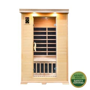 Greenland Luxury Carbon Fibre Infrared 2 Person Sauna 8 Heating Panels 1920W - Picture 1 of 14
