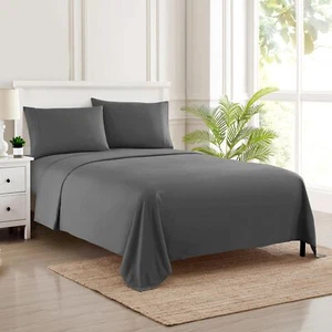 King Size Sheets - Breathable Luxury Bed Sheets with Full Elastic & Secure Co... - Picture 1 of 5