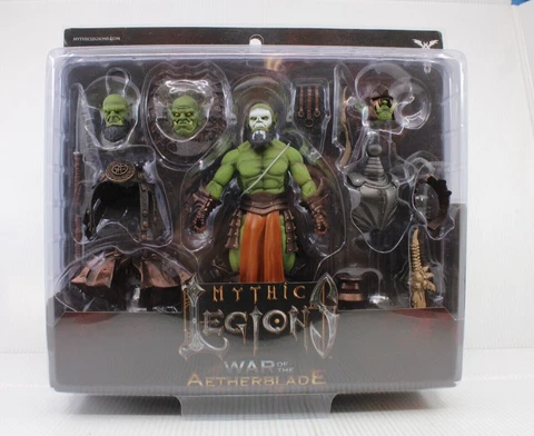 W Four Horsemen Mythic Legions Action Figure Deluxe Male Orc Builder Aetherblade Cover