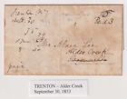 D9420: 1853 Trenton, NY Manuscript Cover to Alder Creek