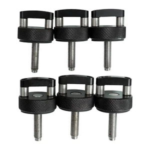 6x Aluminum Hard Top Quick Removal Fastener Thumb Screw for Jeep Wrangler JK - Picture 1 of 6