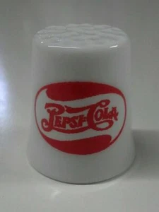 Up4Bid Pepsi Cola Old Double Dot Collectible Porcelain Thimble - Picture 1 of 1