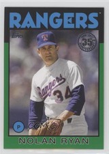 2021 Topps 1986 Topps Baseball 35th Anniversary Green Nolan Ryan #86B-34 HOF