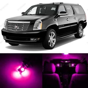 Paquete de 16 luces interiores LED rosas para Cadillac Escalade 2007-2014 + HERRAMIENTA - Imagen 1 de 6