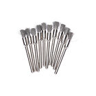 New 10pc Mini Wire Brush Brushes Cup Wheel for Grinder or Drill 3x5mm  fasU~.i