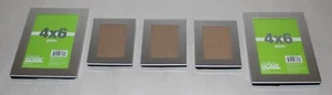Vintage Bilderrahmen Metall gebürstet Aluminium Konvolut 5 Stück - Bild 1 von 13