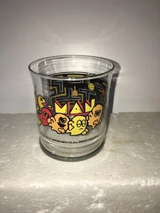 Vintage 1982 Bally Midway Ms. Pac Man Glass Tumbler - Picture 1 of 5