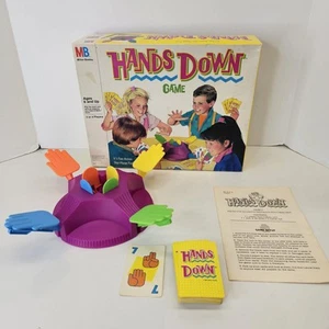 VINTAGE Hands Down Game Milton Bradley 1987 80's Kids Children's Complete! - Picture 1 of 12