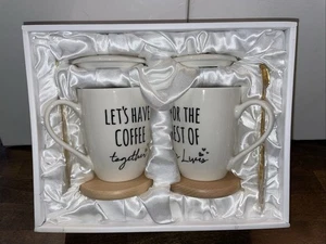 AW Juego de Ducha Nupcial o Boda Regalo Parejas Taza de Café - Imagen 1 de 2