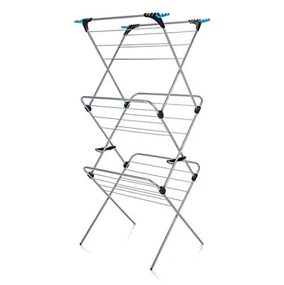 3 Tier Plus Clothes Airer, Clothes Drying Rack, 21m Washing Line, Laundry, - Image 1 of 4