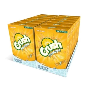 Crush, miscela di bevande in polvere di ananas senza zucchero e 0,53 once (confezione da 12) - Foto 1 di 6