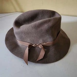Sombrero triturador Effanem 100 % lana genuino de colección WPL 4384 talla 7 EE. UU. - Imagen 1 de 7