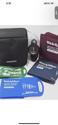 Welch Alyn DuraShock DS66 gatillo aneroide esfigmomanómetro con kit de 4 manguitos 5098-30 Foto 1 de 2