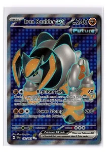 Iron Boulder ex (Full Art) - 192/162 SV Temporal Forces Ultra Rare - NM - Picture 1 of 2