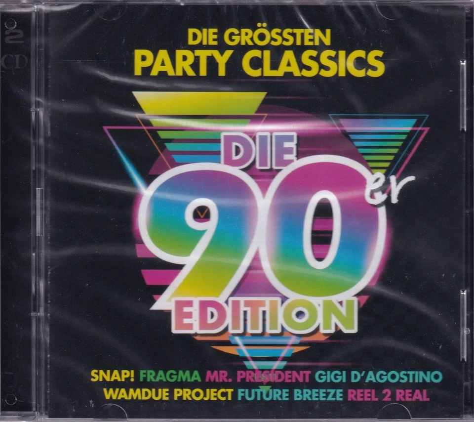 Fetenhits 90s Hits Neunziger Jahre 2 CD Box 40 Songs Party Classics NEU #T2184 - Bild 1 von 3