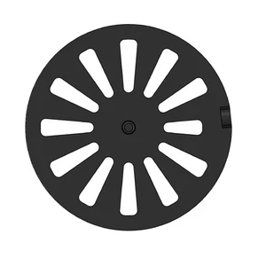 Kaminrost / Ascherost Rund Ø 198 x 15 mm passend für Scan** Kaminofen - Bild 1 von 5