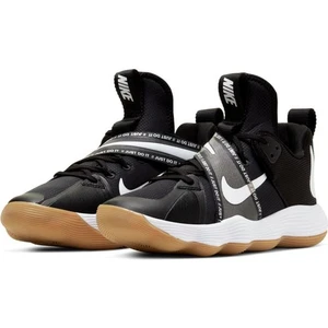 Neu ohne Karton Nike React HyperSet schwarz weiß Gummi Volleyballplatzschuhe - Größe 10,5 Herren - Bild 1 von 6