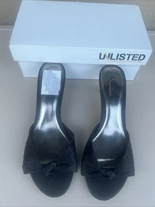 Unlisted Sure Betty schwarze Slipper Sandale - Bild 1 von 9