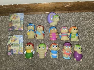 Vintage Glo Worms Glow Friends 1980's Hasbro Playskool Lot Of 11 Still Glow - Picture 1 of 14