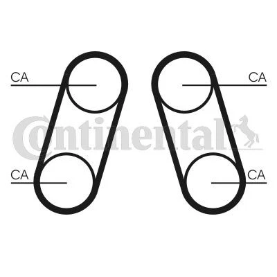 CONTINENTAL CTAM Zahnriemen für LAND ROVER MG ROVER - Bild 1 von 3