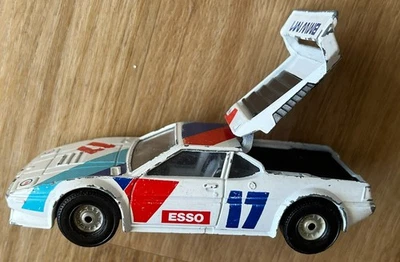 VINTAGE CORGI Diecast car (12cm) "BMW M1 #17 RACING" White / Made in GT BRITAIN. - image 1 of 3