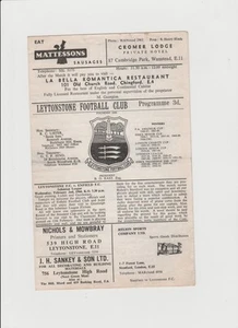 1965-66 Leytonstone. v. Enfield - Isthmian League - Picture 1 of 1