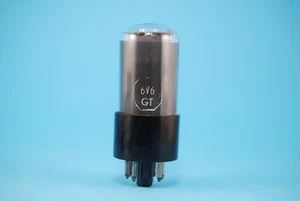 Tubo de válvula de salida de potencia probado RCA 6V6GT VT-107A CV511 - Imagen 1 de 7